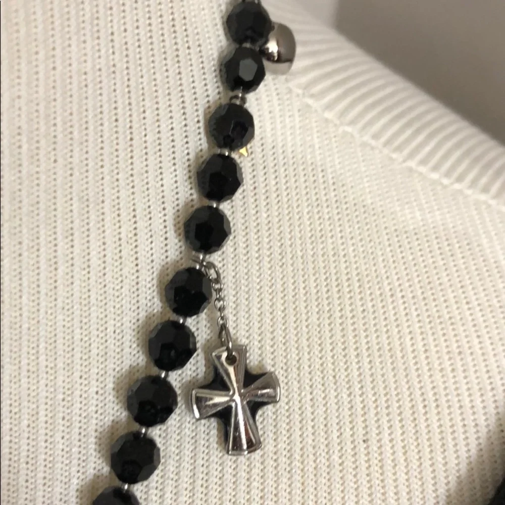 Swarovski magic long  necklace with locket